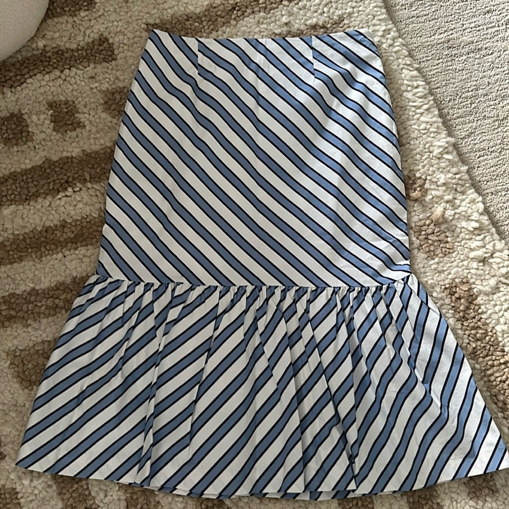 Maeve from Anthropologie lined striped summer skirt. Size 8. NWT